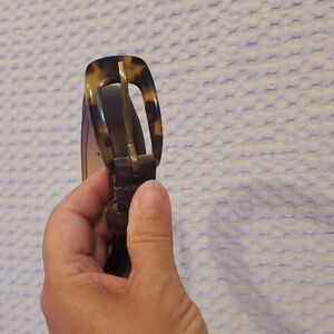 Nordstrom Genuine Italian Calfskin #5662  Brown Belt Size L